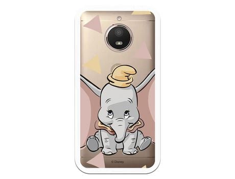 Funda Oficial Disney Dumbo silueta transparente para Motorola Moto E4 Plus