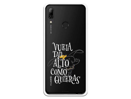 Funda Oficial Disney Dumbo Vuela tan alto Clear para Huawei P Smart 2019