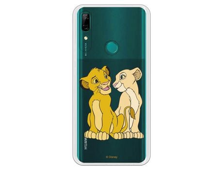 Funda Oficial Disney Simba y Nala transparente para Huawei P Smart Z - El Rey León