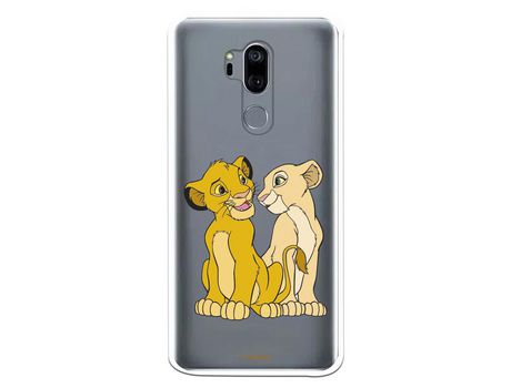 Funda Oficial Disney Simba y Nala transparente para LG G7 - El Rey León