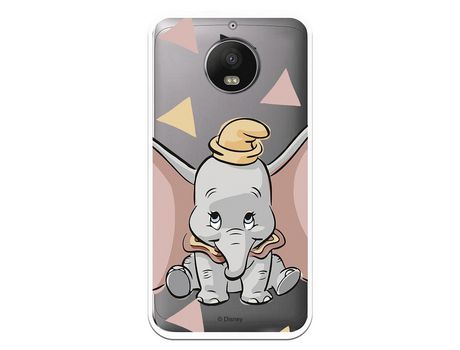 Funda Oficial Disney Dumbo silueta transparente para Motorola Moto G5s