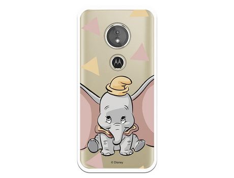 Funda Oficial Disney Dumbo silueta transparente para Motorola Moto E5