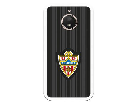 Funda Oficial UD Almería fondo negro para Motorola Moto E4 Plus