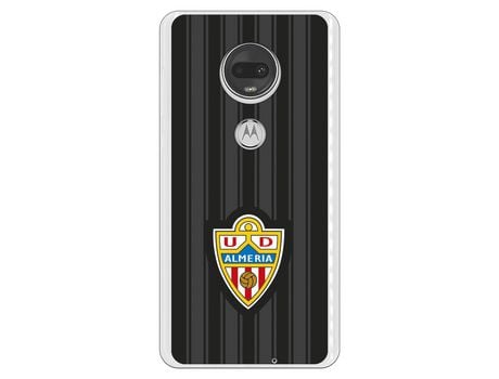 Funda Oficial UD Almería fondo negro para Motorola Moto G7