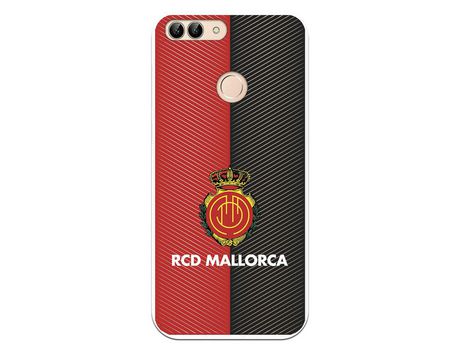 Funda para Huawei P Smart del Mallorca RCD Mallorca Diagonales Transparente - Licencia Oficial RCD Mallorca