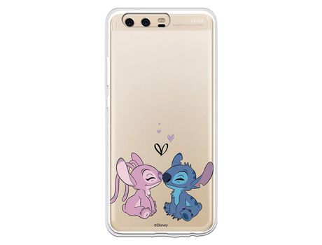 Funda para Huawei P10 Oficial de Disney Angel & Stitch Beso - Lilo & Stitch