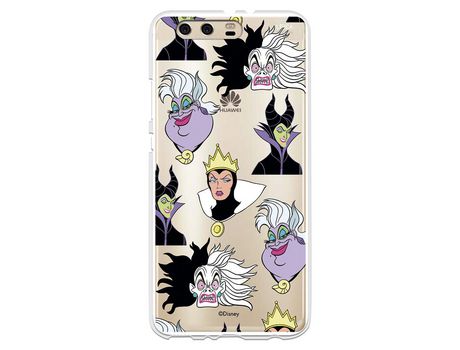 Funda para Huawei P10 Plus Oficial de Disney Villanas Patrón