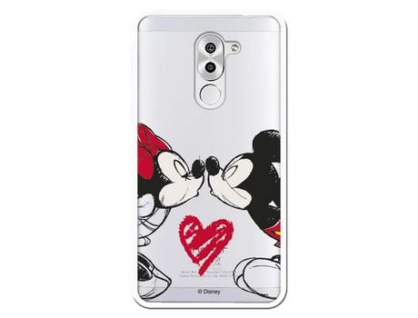 Funda para Huawei Honor 6x Oficial de Disney Mickey y Minnie Beso - Clásicos Disney