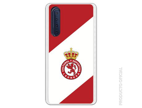 Funda Oficial Cultural y Deportiva Leonesa Escudo fondo bicolor para Huawei P30