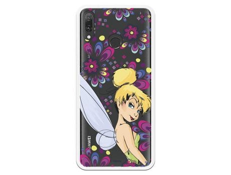 Funda Oficial Disney Campanilla Flores Transparente para Huawei Y9 2019 - Peter Pan