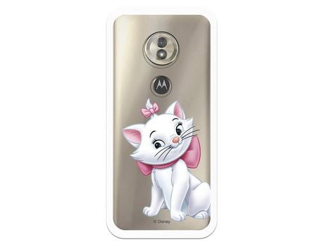 Funda Oficial Disney Marie Silueta transparente para Motorola Moto E5 - Los Aristogatos