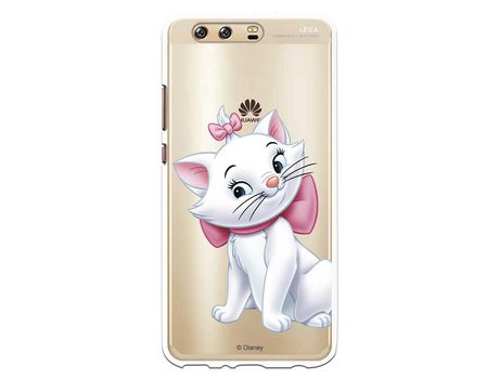 Funda Oficial Disney Marie Silueta transparente para Huawei P10 Plus - Los Aristogatos