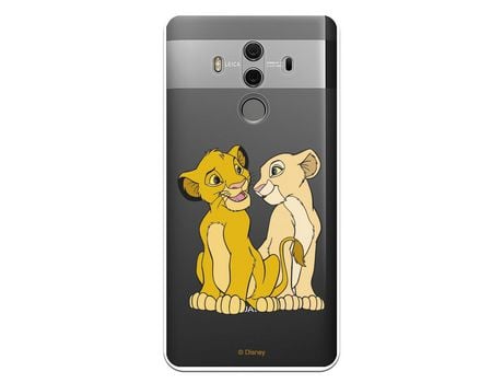 Funda Oficial Disney Simba y Nala transparente para Huawei Mate 10 Pro - El Rey León