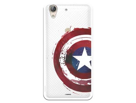 Funda Oficial Escudo Capitan America para Huawei Y6 II