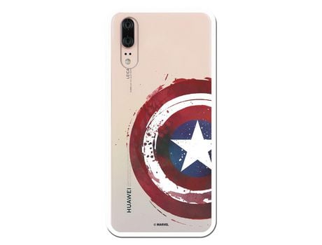 Funda Oficial Escudo Capitan America para Huawei P20