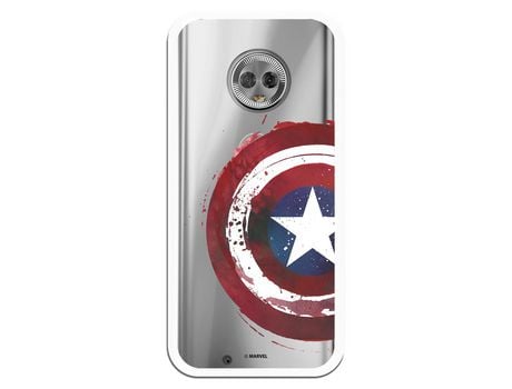 Funda Oficial Escudo Capitan America para Motorola Moto G6