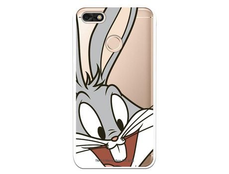 Funda Oficial Warner Bros Bugs Bunny Transparente para Huawei Y6 Pro 2017 - Looney Tunes