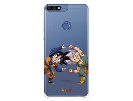 Funda para Huawei Y7 2018 Oficial de Dragon Ball Goten y Trunks Fusión