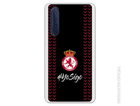 Funda Oficial Cultural y Deportiva Leonesa Escudo fondo negro yo sigo para Huawei P30