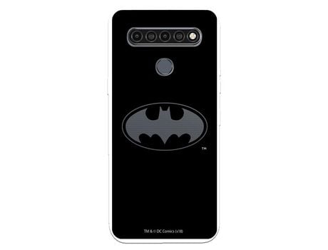 Funda para LG K61 Oficial de DC Comics Batman Logo Transparente - DC Comics