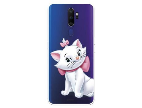 Funda para Oppo A5 2020 Oficial de Disney Marie Silueta - Los Aristogatos