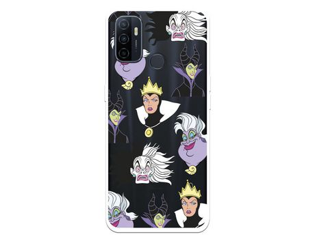 Funda para Oppo A32 Oficial de Disney Villanas Padrón