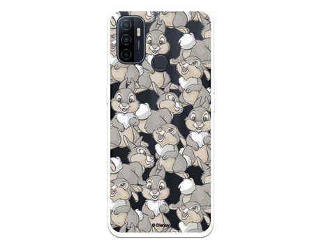 Funda para Oppo A32 Oficial de Disney Tambor Patrones - Bambi