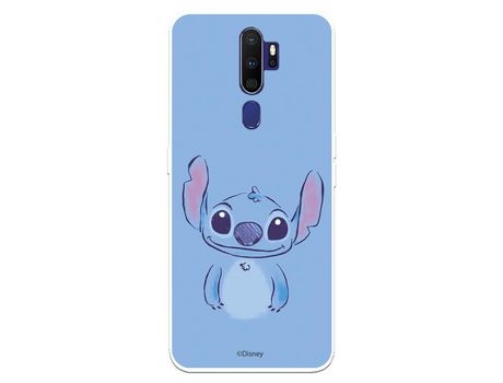 Funda para Oppo A5 2020 Oficial de Disney Stitch azul - Lilo & Stitch