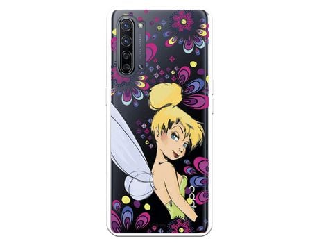 Funda para Oppo Find X2 Neo Oficial de Disney Campanilla Flores - Peter Pan