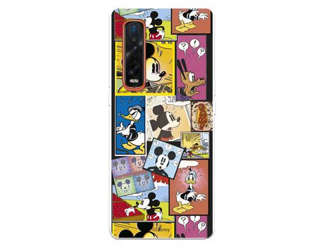 Funda para Oppo Find X2 Pro Oficial de Disney Mickey Comic - Clásicos Disney