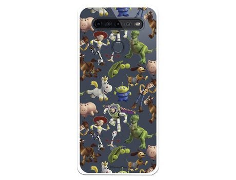 Funda para LG K51S Oficial de Disney Muñecos Toy Story Siluetas - Toy Story