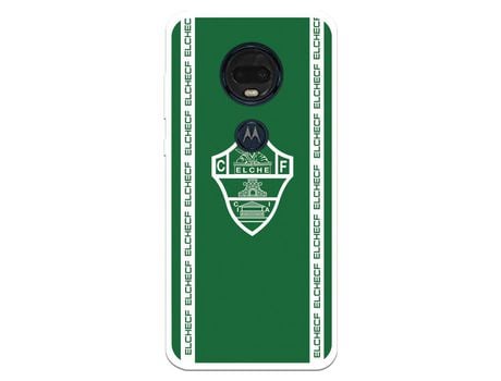 Funda para Motorola Moto G7 del Elche CF Escudo Fondo Verde - Licencia Oficial Elche CF