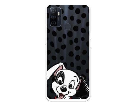 Funda para Oppo A32 Oficial de Disney Cachorro Manchas - 101 Dalmatas