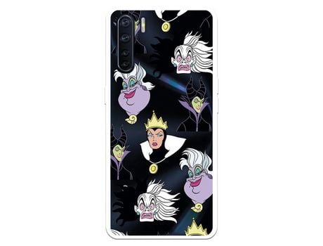 Funda para Oppo A91 Oficial de Disney Villanas Padrón