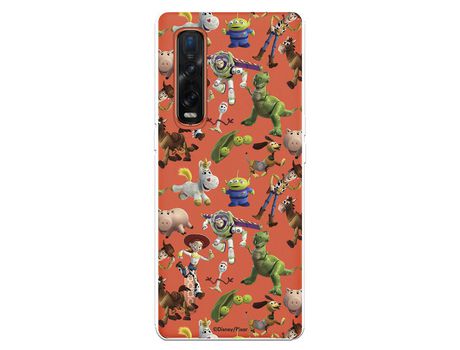 Funda para Oppo Find X2 Pro Oficial de Disney Muñecos Toy Story Siluetas - Toy Story