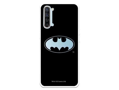 Funda para Oppo Find X2 Lite Oficial de DC Comics Batman Logo Transparente - DC Comics