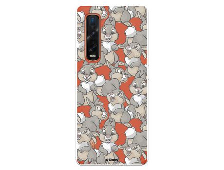 Funda para Oppo Find X2 Pro Oficial de Disney Tambor Patrones - Bambi