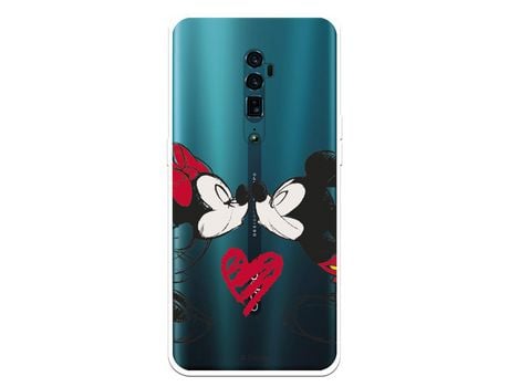 Funda para Oppo Reno 10X Zoom Oficial de Disney Mickey y Minnie Beso - Clásicos Disney