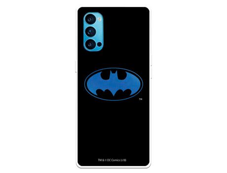 Funda para Oppo Reno 4 Oficial de DC Comics Batman Logo Transparente - DC Comics