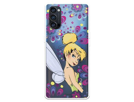 Funda para Oppo Reno 4 Pro Oficial de Disney CamPanilla Flores - Peter Pan