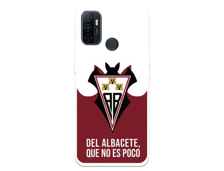 Funda para Oppo A53 del Albacete Escudo Del Albacete que no es poco - Licencia Oficial