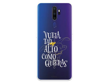 Funda para Oppo A5 2020 Oficial de Disney Dumbo Vuela tan Alto - Dumbo