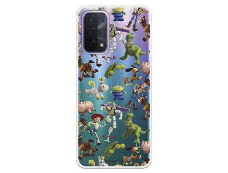 Funda para Oppo A74 5G Oficial de Disney Muñecos Toy Story Siluetas - Toy Story