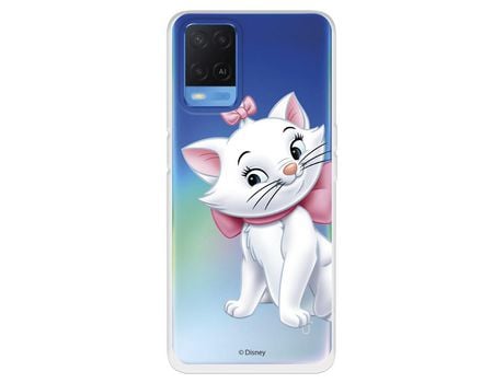 Funda para Oppo A54 4G Oficial de Disney Marie Silueta - Los Aristogatos