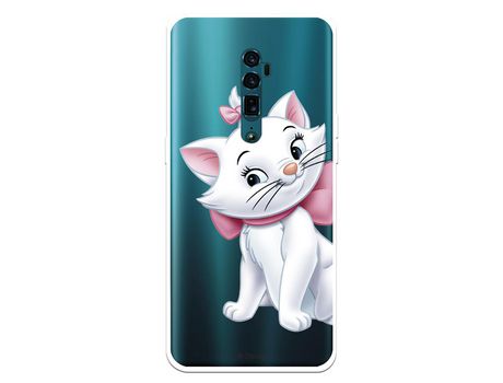 Funda para Oppo Reno 10X Zoom Oficial de Disney Marie Silueta - Los Aristogatos