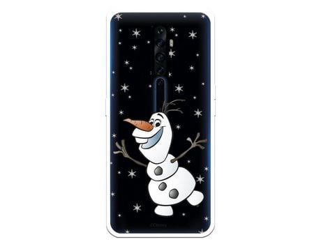 Funda para Oppo Reno 2Z Oficial de Disney Olaf Transparente - Frozen