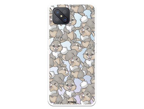 Funda para Oppo Reno 4Z Oficial de Disney Tambor Patrones - Bambi