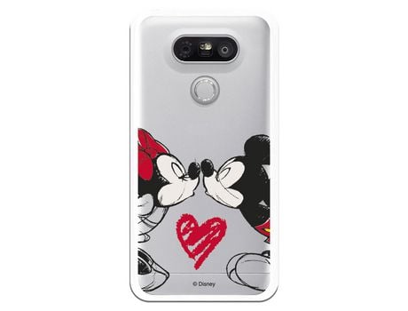 Funda para LG G5 Oficial de Disney Mickey y Minnie Beso - Clásicos Disney