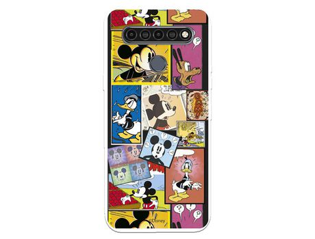 Funda para LG K61 Oficial de Disney Mickey Comic - Clásicos Disney