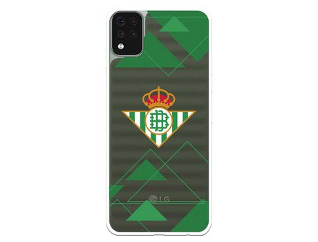 Funda para LG K42 del Betis Escudo Fondo transparente - Licencia Oficial